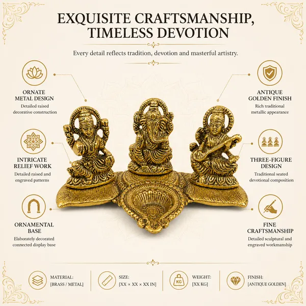 __Lakshmi_Ganesha_Saraswati_Idol_with_Diya_|_Laxmi_Ganesh_Saraswati_Statue_for_Pooja_Room,_Home_Temple,_Living_Room,_Office_&_Festive_Décor