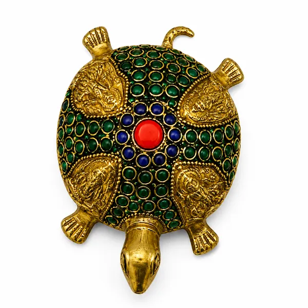 Brass_Turtle_Decorative_Showpiece_with_Intricate_Stone_Work_|_Gold_Tone_Tortoise_Figurine_for_Home_Decor,_Office_&_Vastu_Display