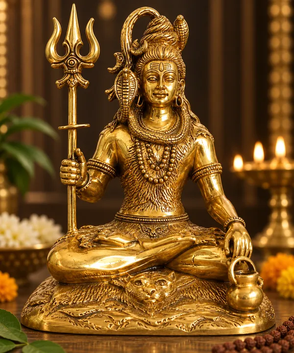 Handcrafted_100%_Solid_Brass_Lord_Shiva_Idol_|_Premium_Mahadev_Statue_for_Home_Temple,_Pooja_Room_&_Office_|_Hindu_God_Shiva_Murti_for_Spiritual_Décor,_Meditation,_Housewarming_&_Festival_Gift_|_Golden_Finish_|_3.86_kg
