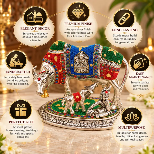 Kamdhenu_Cow_with_Calf_&_Krishna_Statue_|_Traditional_Indian_Hindu_Home_Decor_|_Decorative_Cow_Sculpture_|_Pooja_Room_&_Spiritual_Decor_|_Gift