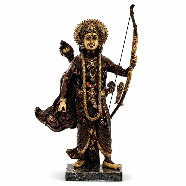 Lord_Rama_Idol_for_Home_Decor_&_Pooja_Room_|_Premium_Glossy_Brown_Finish_with_Antique_Gold_Detailing_|_Marble_Base_|_Hindu_God_Ram_Statue_|_Spiritual_Gift_&_Temple_Decor
