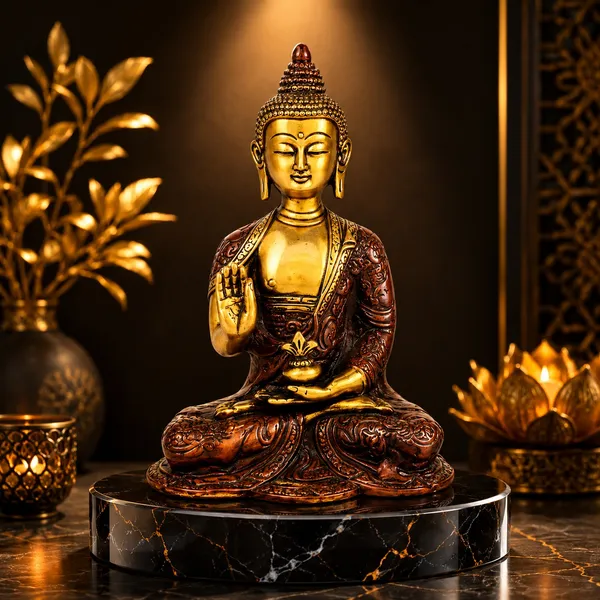 100%_Brass_Golden_&_Antique_Finish_Buddha_Statue_|_950_g_Heavy_Brass_Buddha_Idol_|_Handmade_Decorative_Meditation_Showpiece_for_Home_Décor,_Office,_Living_Room,_Zen_Space_&_Spiritual_Gift