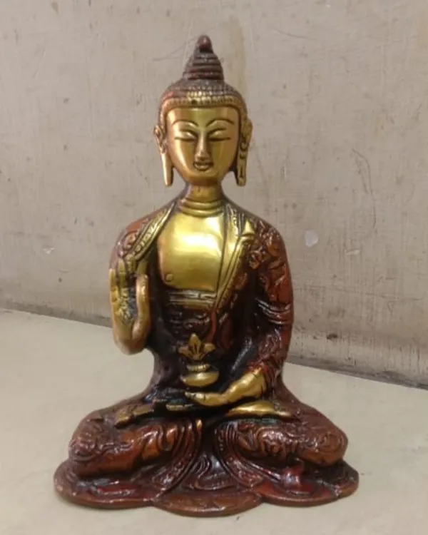 100%_Brass_Golden_&_Antique_Finish_Buddha_Statue_|_950_g_Heavy_Brass_Buddha_Idol_|_Handmade_Decorative_Meditation_Showpiece_for_Home_Décor,_Office,_Living_Room,_Zen_Space_&_Spiritual_Gift