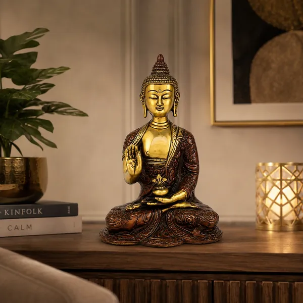 100%_Brass_Golden_&_Antique_Finish_Buddha_Statue_|_950_g_Heavy_Brass_Buddha_Idol_|_Handmade_Decorative_Meditation_Showpiece_for_Home_Décor,_Office,_Living_Room,_Zen_Space_&_Spiritual_Gift
