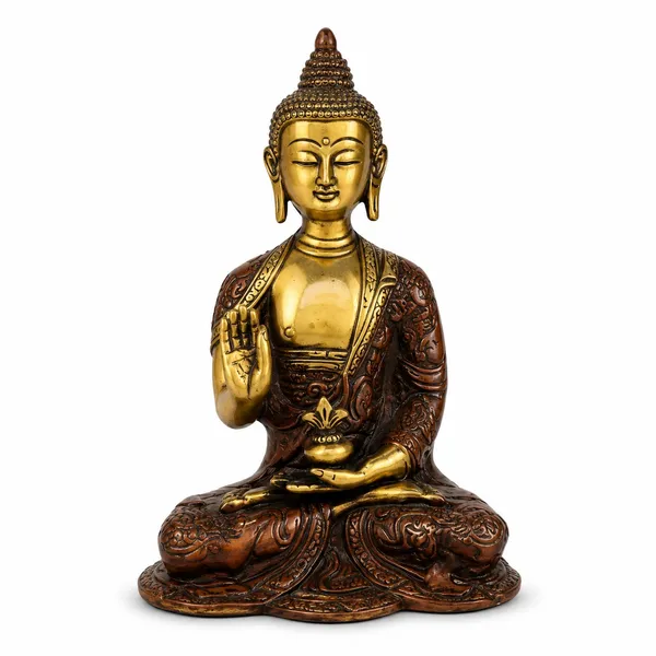 100%_Brass_Golden_&_Antique_Finish_Buddha_Statue_|_950_g_Heavy_Brass_Buddha_Idol_|_Handmade_Decorative_Meditation_Showpiece_for_Home_Décor,_Office,_Living_Room,_Zen_Space_&_Spiritual_Gift