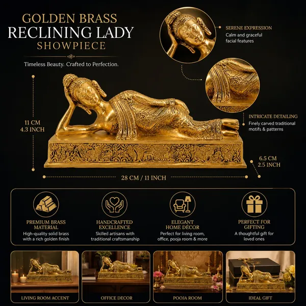 Premium_100%_Brass_Reclining_Buddha_Statue_|_Golden_Finish_Sleeping_Buddha_Idol_for_Home_Decor,_Temple_&_Meditation