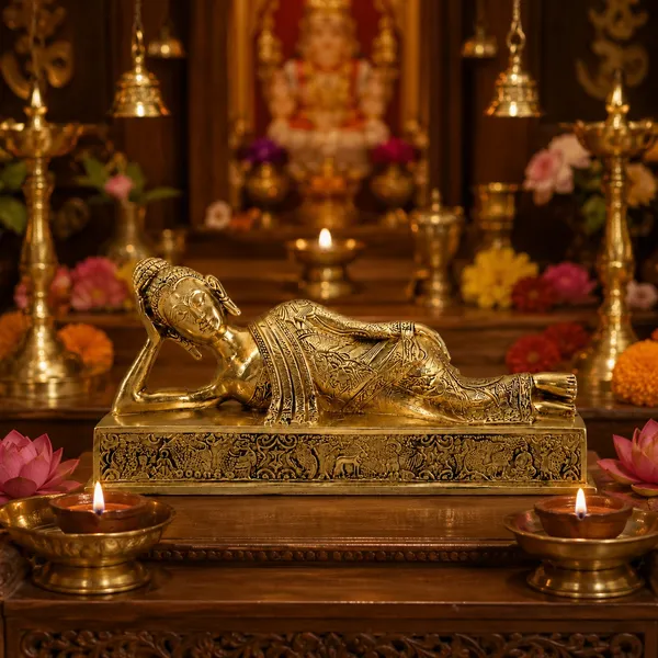Premium_100%_Brass_Reclining_Buddha_Statue_|_Golden_Finish_Sleeping_Buddha_Idol_for_Home_Decor,_Temple_&_Meditation