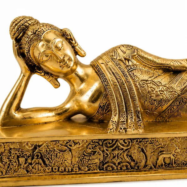 Premium_100%_Brass_Reclining_Buddha_Statue_|_Golden_Finish_Sleeping_Buddha_Idol_for_Home_Decor,_Temple_&_Meditation