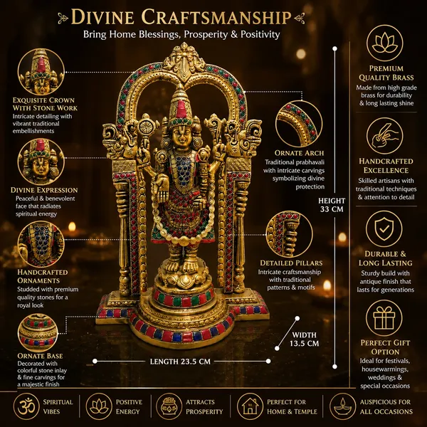 Premium_Brass_Lord_Venkateswara_Idol_with_Decorative_Arch_|_Handcrafted_Tirupati_Balaji_Statue_for_Home_Temple,_Office_&_Gift_|_Gold_Finish_Hindu_God_Murti