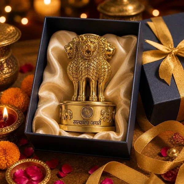 Ashoka_Pillar_Lion_Capital_Set_-_Brass_Finish_National_Emblem_Showpiece