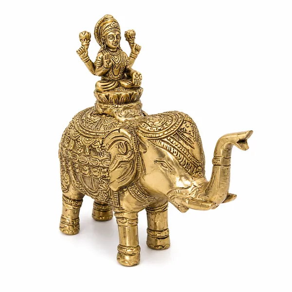 100%_Brass_Golden_Lakshmi_on_Elephant_Statue_|_1.700_kg_Heavy_Brass_Idol_|_Handmade_Decorative_Golden_Finish_Showpiece_for_Home_Décor,_Temple,_Office,_Living_Room_&_Gift