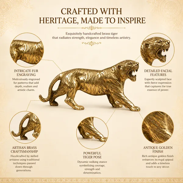 100%_Brass_Golden_Tiger_Statue_|_1.3_kg_Heavy_Brass_Tiger_Figurine_|_Handmade_Decorative_Animal_Showpiece_for_Home_Décor,_Office,_Living_Room,_Vastu_&_Gift