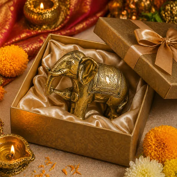100%_Brass_Golden_Elephant_Statue_|_2.5_kg_Heavy_Brass_Elephant_Figurine_|_Handmade_Decorative_Animal_Showpiece_for_Home_Décor,_Office,_Living_Room,_Vastu,_Tabletop_Display_&_Gift