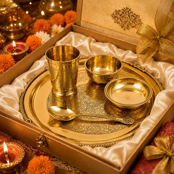 100%_Brass_Golden_Dinner_Set_|_1_kg_Heavy_Brass_Dining_Thali_Set_with_Plate,_Glass,_2_Bowls_&_Spoon_|_Handmade_Traditional_Dinnerware_for_Home,_Pooja,_Gifting_&_Festive_Use