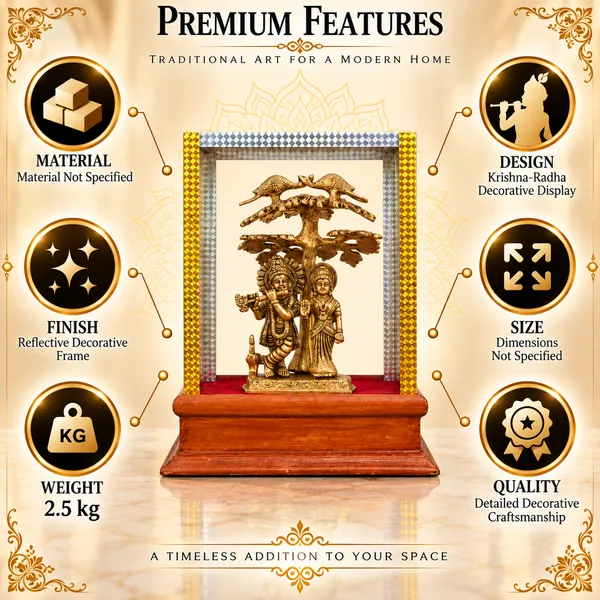 Radha_Krishna_Brass_Idol_With_Tree_Canopy_-_Gold_Finish
