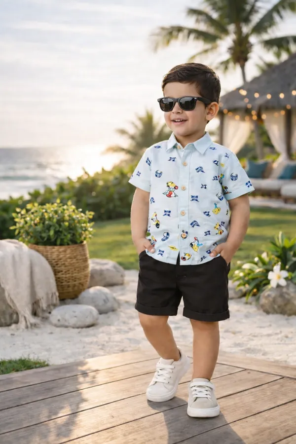 Rudnika_Trends_Boys_3Piece_Casual_Set_Blue_Printed_Shirt_Graphic_Tee_&_Shorts