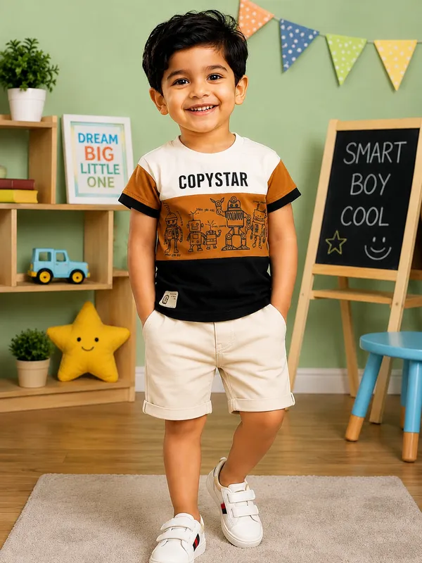 Rudnika_Trends_Kids_Cotton_Half_Sleeve_T-Shirt_|_Robot_Graphic_Casual_Wear_for_Kids