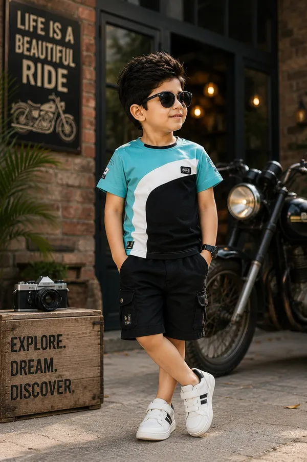 Rudnika_Trends_Kids_Cotton_Half_Sleeve_T-Shirt_|_Stylish_Casual_Summer_Wear_for_Kids