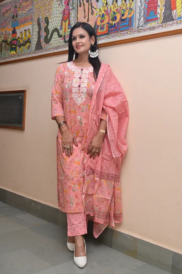 Peach_Cotton_Premium_And_Fancy_Design_Kurta_Set_For_Women