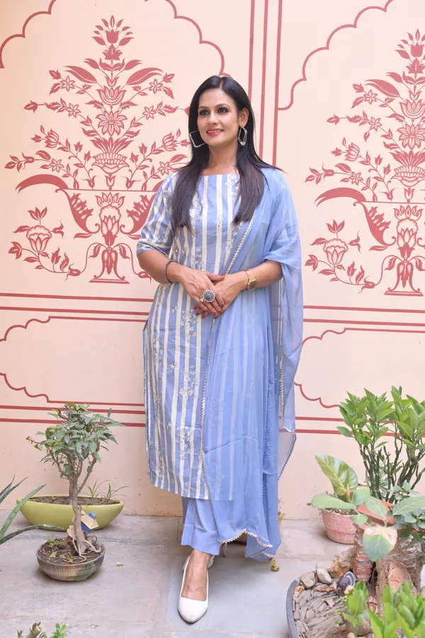 Blue_Cotton_Premium_And_Fancy_Design_Kurta_Set_For_Women