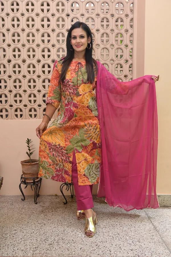 Multicolor_Cotton_Premium_And_Fancy_Design_Kurta_Set_For_Women