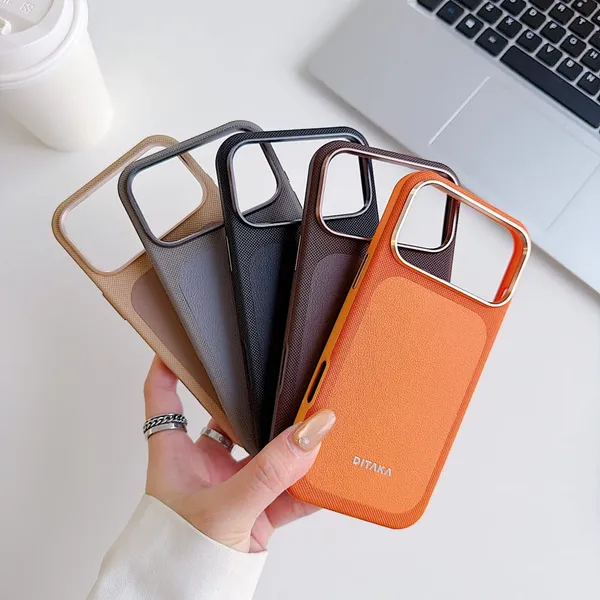Premium_Leather_iPhone_Case_with_Camera_Protection_-_Orange/Beige/Grey