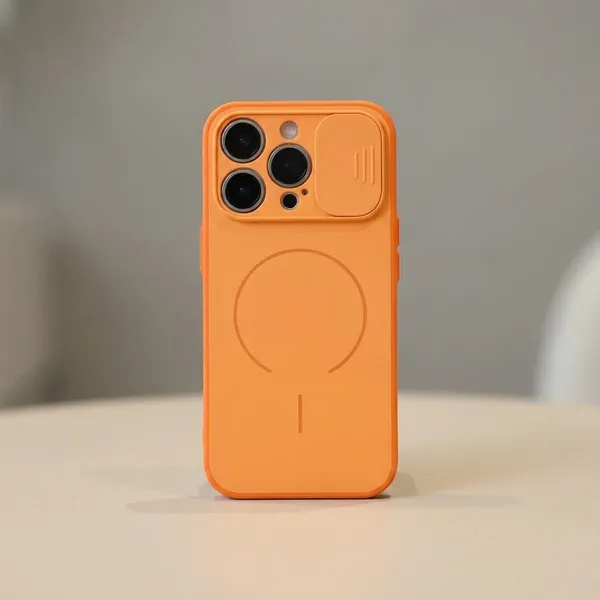 MagSafe_Compatible_Silicone_Phone_Case_with_Camera_Protection_-_Orange_Pack_Of_3