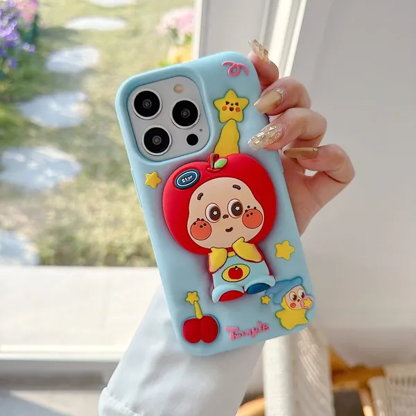 Cute_Cartoon_Character_Soft_Silicone_Phone_Case_with_3D_Pop_Socket_Stand_-_Light_Blue_Pack_Of_3