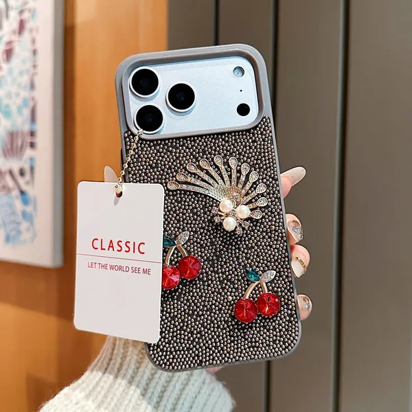 Rhinestone_Flower_and_Cherry_Phone_Case_with_Card_Slot_Pack_Of_3