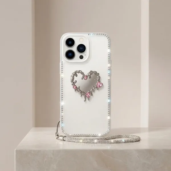Heart_Mirror_Phone_Case_with_Wrist_Strap_and_Rhinestone_Border_Pack_Of_3