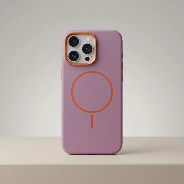 MagSafe_Compatible_iPhone_Case_with_Camera_Slider_-_Purple_with_Orange_Circle_Pack_Of_3