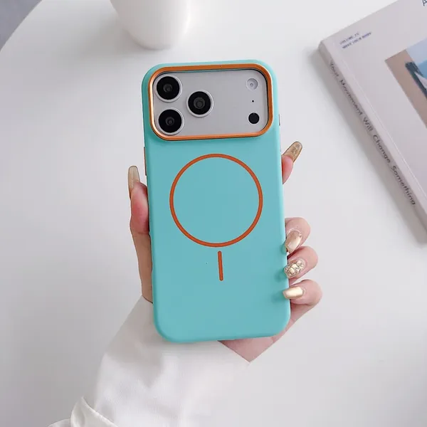 MagSafe_Compatible_Phone_Case_with_Camera_Slider_-_Tiffany_Blue_&_Orange_Pack_Of_3