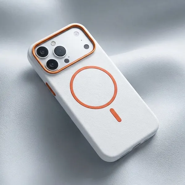 MagSafe_Compatible_iPhone_Case_with_Camera_Slider_-_White_with_Red_Ring_Design_Pack_Of_3