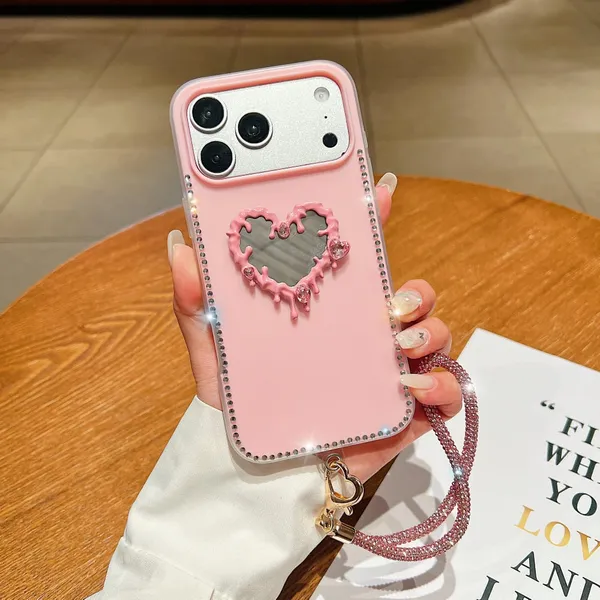 Pink_Heart_Mirror_Phone_Case_with_Crossbody_Strap
