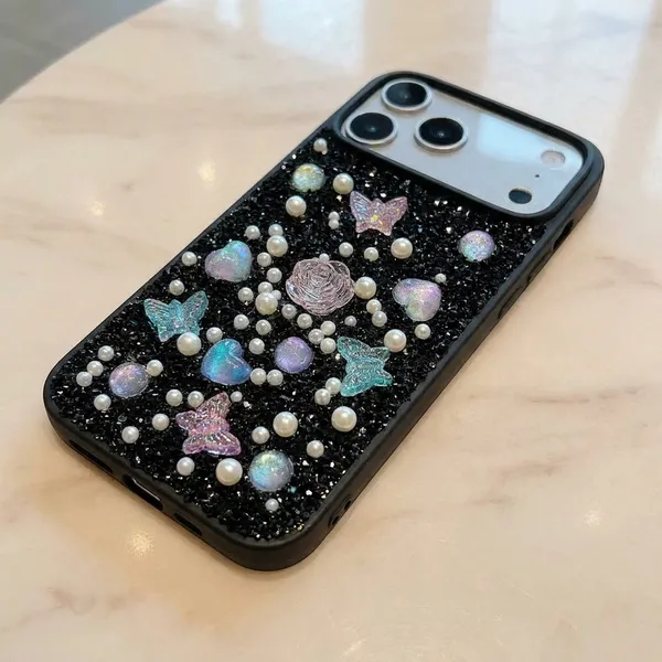 Glitter_Galaxy_Phone_Case_with_Butterfly_and_Planet_Design_Pack_Of_3