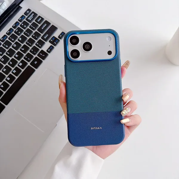 Textured_Two-Tone_Blue_Phone_Case_with_Camera_Protection_Pack_Of_3