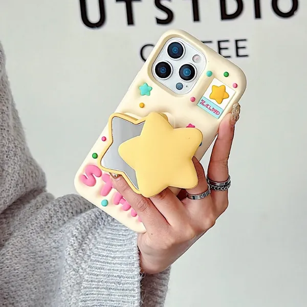 Cute_Star_Mirror_Phone_Case_with_Lipstick_Holder_Pack_Of_3