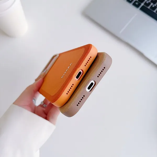Premium_Leather_iPhone_Case_with_Camera_Protection_-_Orange/Beige/Grey