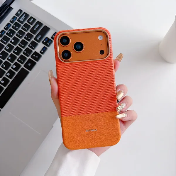Textured_Two-Tone_Orange_Phone_Case_with_Camera_Protection_Pack_Of_3