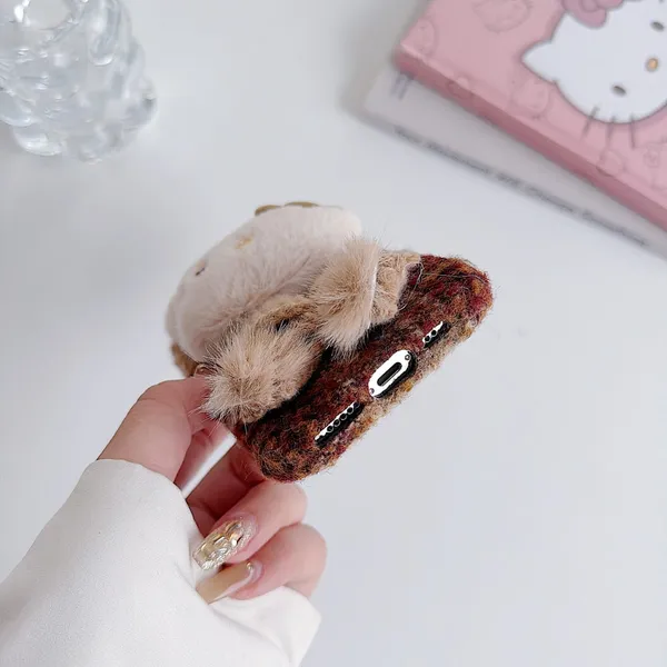 Fluffy_Teddy_Bear_Phone_Case_with_Knit_Hat_and_Pom-Pom_Pack_Of_3