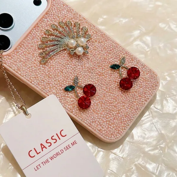 Sparkly_Pink_Phone_Case_with_Floral_and_Cherry_Embellishments_Pack_Of_3