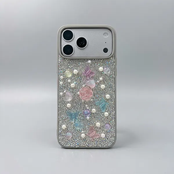 Glitter_Phone_Case_with_Floral_Design_for_iPhone_Pack_Of_3