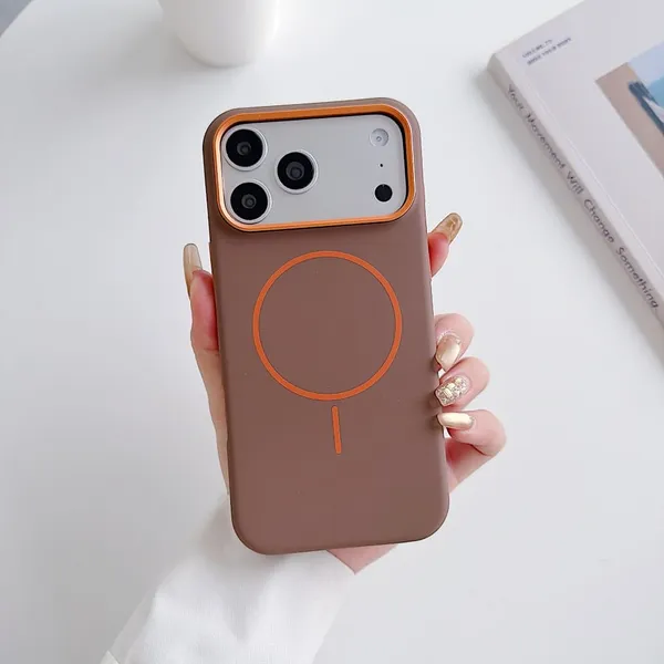 MagSafe_Compatible_Phone_Case_with_Camera_Protection_-_Brown_Pack_Of_3