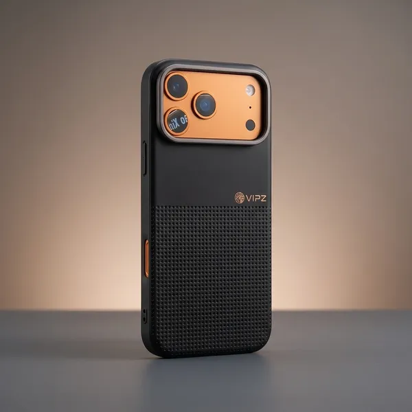 Retro_Robot_Design_Phone_Case_with_Stand_-_Black_&_Orange_Pack_Of_3
