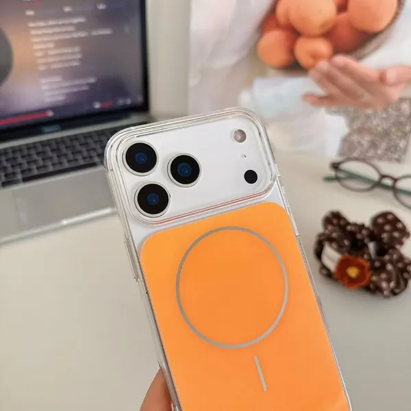 Clear_MagSafe_Compatible_Phone_Case_with_Orange_Card_Holder_Pack_Of_3