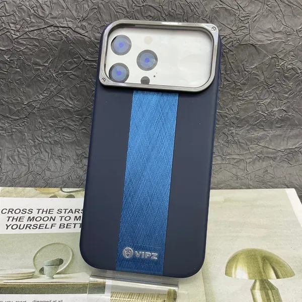 Premium_Navy_Blue_Textured_Phone_Case_with_Vertical_Stripe_Design