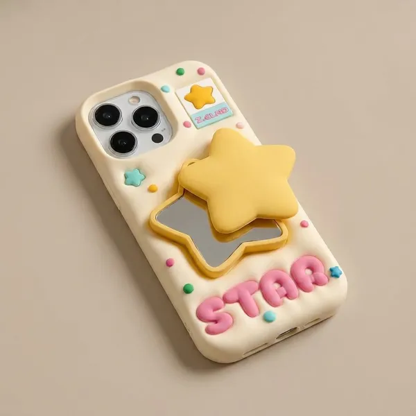 Cute_Star_Mirror_Phone_Case_with_Lipstick_Holder_Pack_Of_3