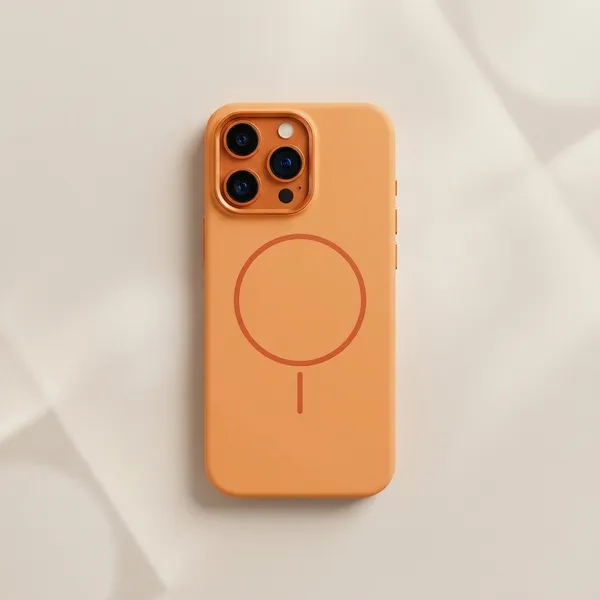 MagSafe_Compatible_Silicone_Phone_Case_with_Camera_Protection_-_Orange_Pack_Of_3