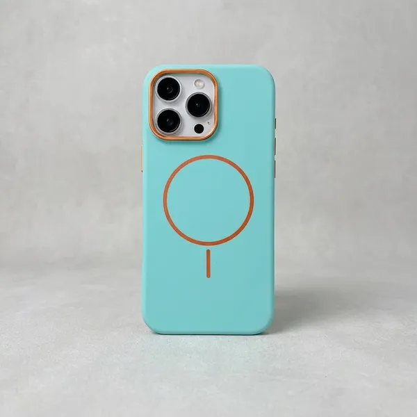 MagSafe_Compatible_Phone_Case_with_Camera_Slider_-_Tiffany_Blue_&_Orange_Pack_Of_3