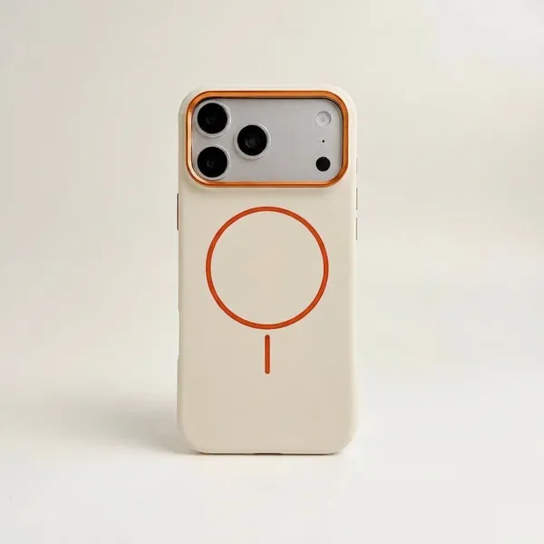 MagSafe_Compatible_iPhone_Case_with_Camera_Slider_-_White_&_Orange_Trim_Pack_Of_3